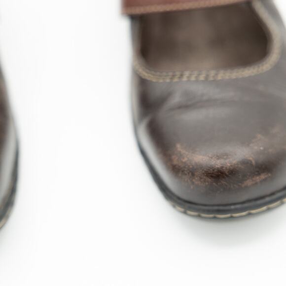 Clarks Bendables Sixty Cruise Tumbled Leather Mary Jane Slip On Loafer - Picture 7 of 12